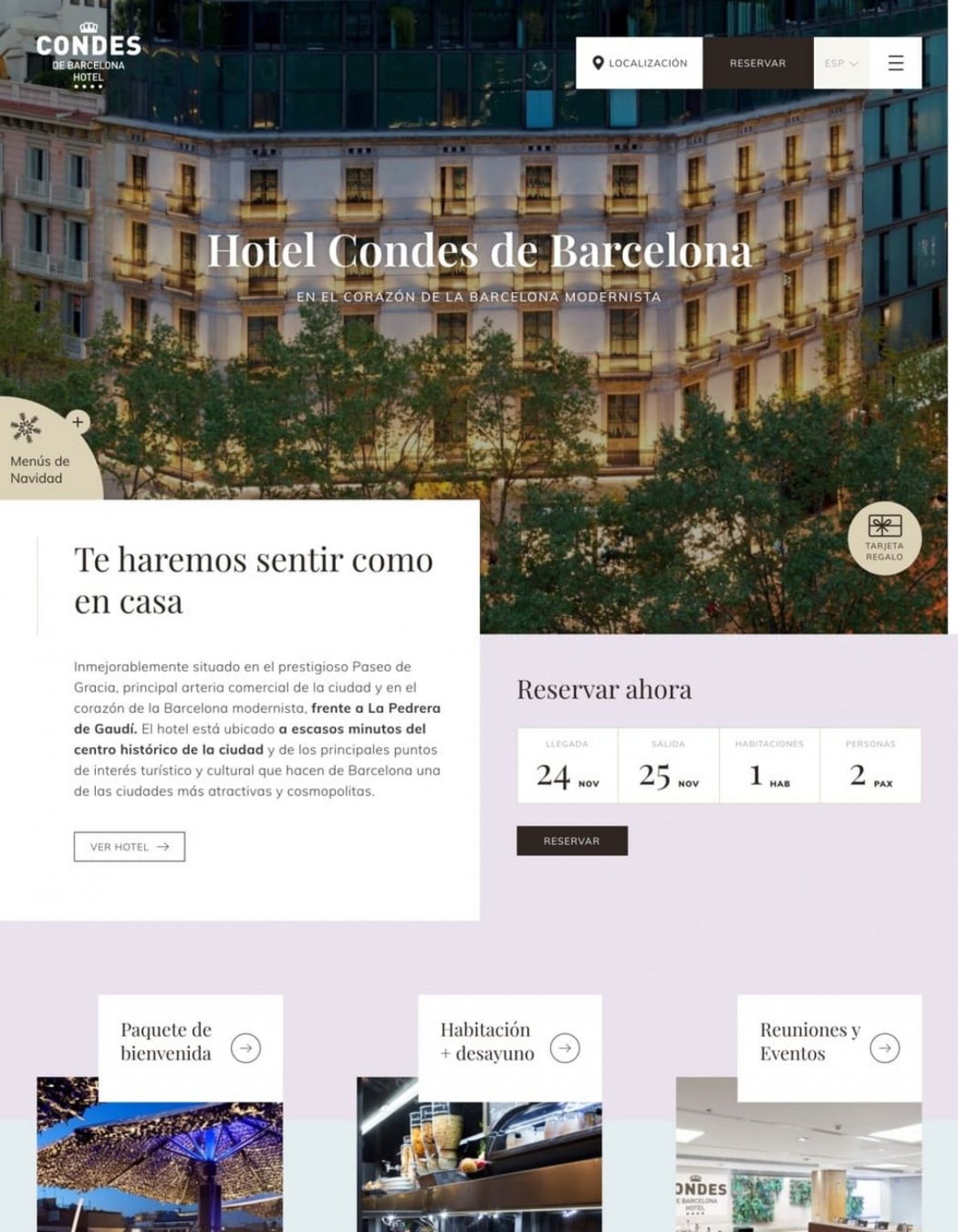 Hotel Condes de Barcelona 4 Web oficial